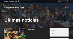 Desktop Screenshot of escuelasdewarawara.org
